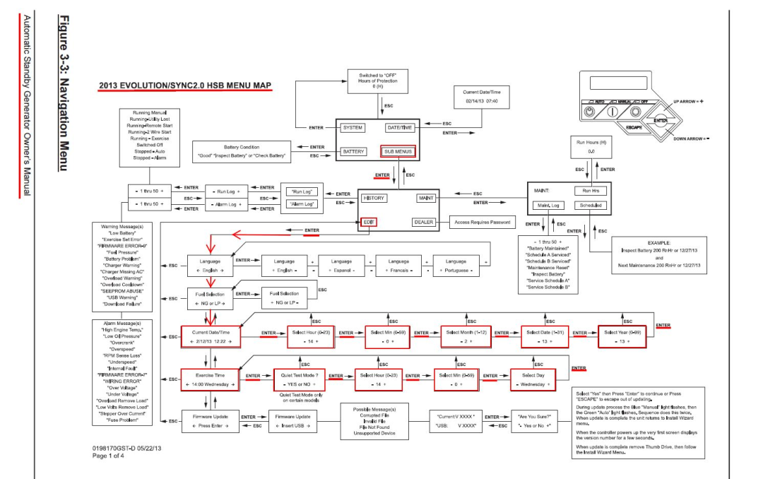How to Program Date, Time, & Exercise Cycle on Generac Generators